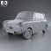 Autobianchi Bianchina Berlina 1962 3d model