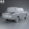Autobianchi Bianchina Berlina 1962 3d model
