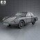 Autobianchi Stellina 1964 3d model