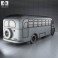Chevrolet 6700 School Bus 1955 3d model