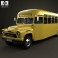 Chevrolet 6700 School Bus 1955 3d model