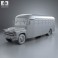 Chevrolet 6700 School Bus 1955 3d model