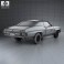 Chevrolet Chevelle SS 454 LS5 convertible 1971 3d model