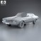 Chevrolet Chevelle SS 454 LS5 convertible 1971 3d model