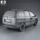 Citroen C8 2002 3d model