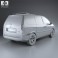 Citroen C8 2002 3d model