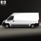 Citroen Jumper Panel Van 2012 3d model
