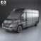 Citroen Jumper Passenger Van 2012 3d model