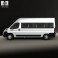 Citroen Jumper Passenger Van 2012 3d model