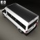 Citroen Jumper Passenger Van 2012 3d model