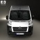 Citroen Jumper Passenger Van 2012 3d model