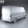 Citroen Jumper Passenger Van 2012 3d model