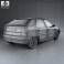 Citroen ZX 5-door hatchback 1991 3d model