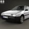 Citroen ZX 5-door hatchback 1991 3d model