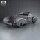 Delahaye 135M Figoni and Falaschi Convertible 1937 3d model