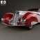 Delahaye 135M Figoni and Falaschi Convertible 1937 3d model