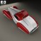 Delahaye 135M Figoni and Falaschi Convertible 1937 3d model