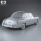 Dodge Coronet sedan 1950 3d model