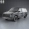 Dodge Mini Ram Van 1984 3d model