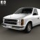 Dodge Mini Ram Van 1984 3d model