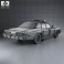 Dodge Monaco Police 1974 3d model