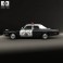 Dodge Monaco Police 1974 3d model
