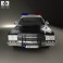 Dodge Monaco Police 1974 3d model