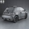 Fiat 500 Abarth 2012 3d model