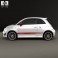 Fiat 500 Abarth 2012 3d model
