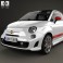 Fiat 500 Abarth 2012 3d model