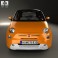 Fiat 500 E 2012 3d model
