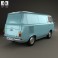 Fiat 600 T 1967 3d model