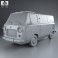 Fiat 600 T 1967 3d model