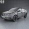 Fiat Siena 2012 3d model