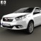 Fiat Siena 2012 3d model