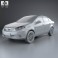 Fiat Siena 2012 3d model