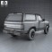 Ford Bronco 1992 3d model