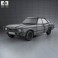 Ford Cortina TC Mark III sedan 1970 3d model