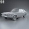 Ford Cortina TC Mark III sedan 1970 3d model