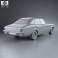 Ford Cortina TC Mark III sedan 1970 3d model