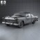 Ford Crown Victoria 1955 3d model