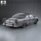 Ford Crown Victoria 1955 3d model
