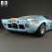 Ford GT40 1968 3d model
