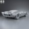 Ford GT40 1968 3d model