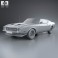Ford Mustang Mach 1 1971 3d model