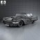 Ford Thunderbird Sport Coupe 1958 3d model