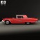 Ford Thunderbird Sport Coupe 1958 3d model