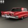 Ford Thunderbird Sport Coupe 1958 3d model