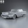 Ford Thunderbird Sport Coupe 1958 3d model