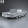 Ford Thunderbird Sport Coupe 1958 3d model